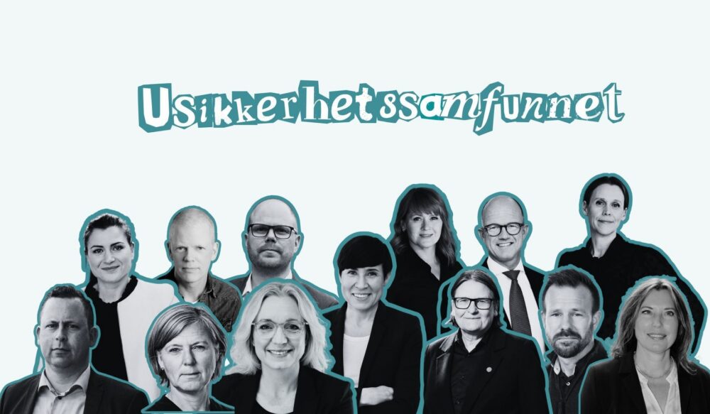 Disse deltar på konferansen Usikkerhetssamfunnet