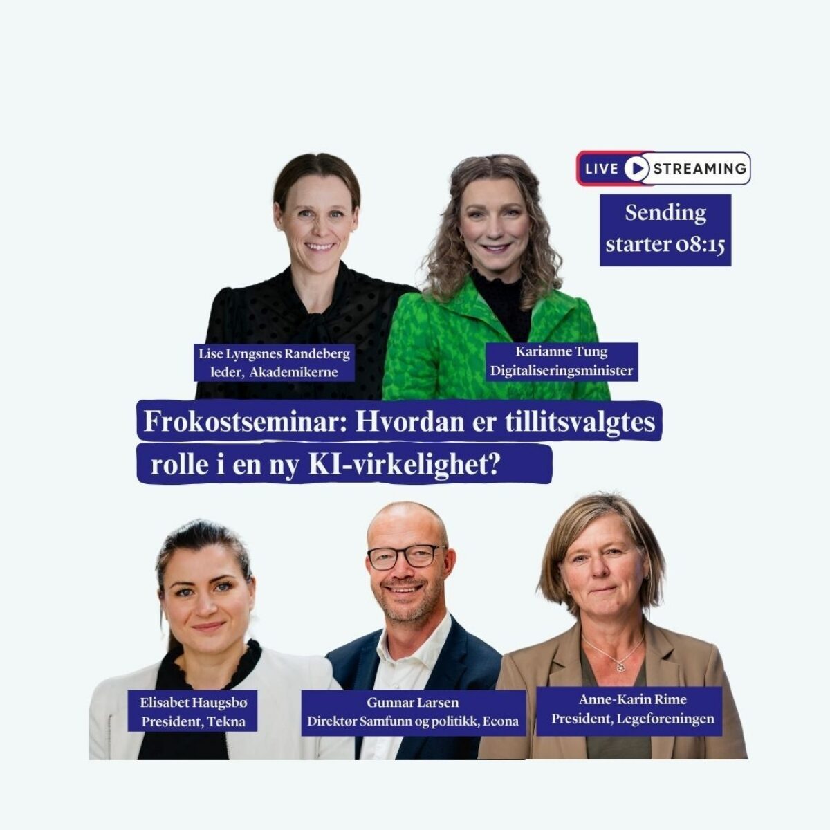 Frokostseminar om kunnskapsarbeid og KI i norsk arbeidsliv