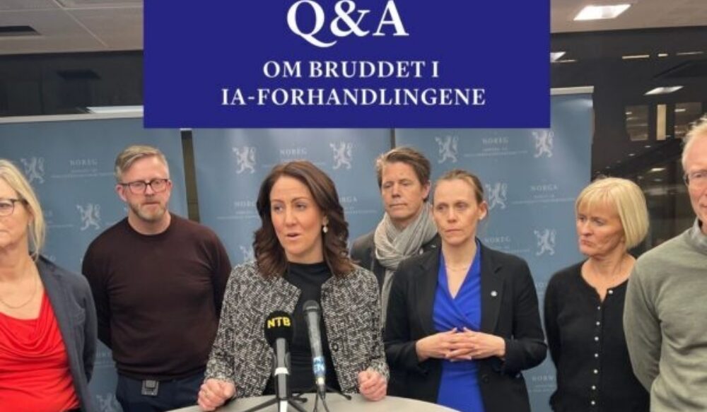 Kan partene gjenoppta IA-forhandlingene?