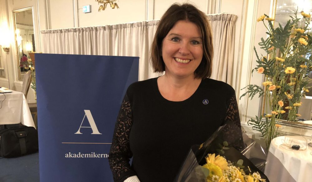 Sollien gjenvalgt som leder i Akademikerne